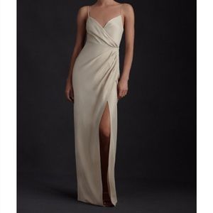 BHLDN Freya Satin Charmeuse Dress
